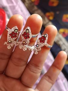 Beautiful Silver Toe Rings