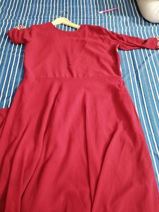Drape Gown With Belt