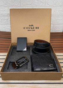 coach belt wallets set