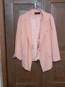 Chic Peach Blazer