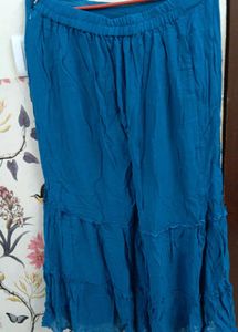 New Sharara Set 44 Size. Peacock Blue