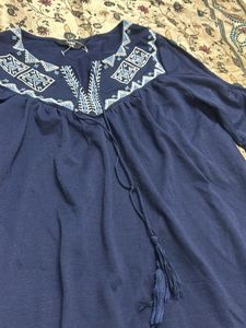 Embroidered Tunic Top