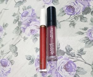 Combo Of Lakme And My Glamm Lipstick