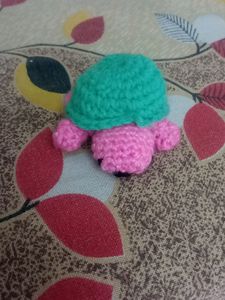 Crochet Tortoise Keychain