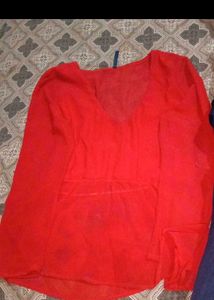 Vibrant Red top