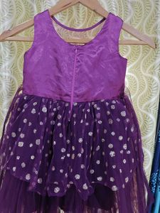 🔥299 Offer ⚡Purple Party Dress