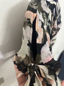 Floral Printed Fit and Flare Dress