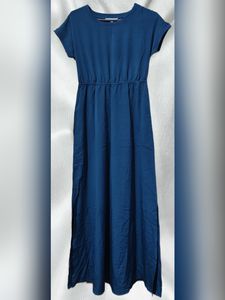 Blue One Piece Maxi Dress. Mast & Harbour.