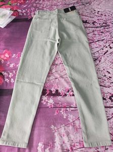 Light Green High Waisted Jeans