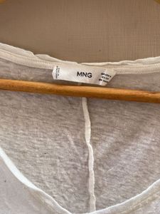 Basic White V-Neck T-Shirt