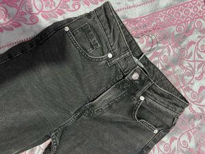 Stylish Black Wide Leg Jeans