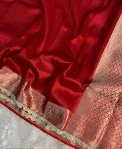 Elegant Red Banarasi Silk Saree