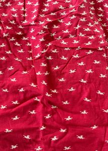 Cute rose Horse Print Cold Shoulder Top