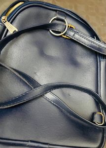 Navy Blue Mini Backpack