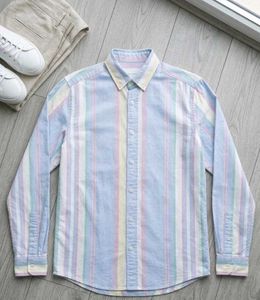 Striped Button-Up Shirt