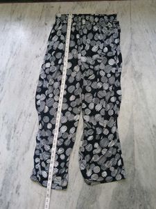 Stylish Black &amp; White Polka Dot Palazzo Pants