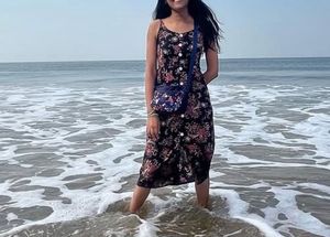 Floral Print Midi Dress