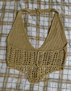 Boho Crochet Halter Top