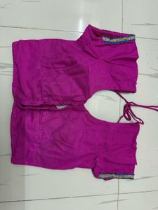 Magenta Net Lehenga Choli with duptta