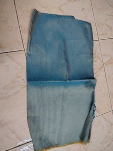 Beautiful Teal Blue Dress Material 1m