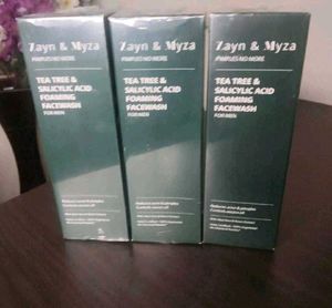 Zayn &amp; Myza Tea Tree Foaming Facewash 3Pc