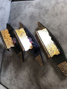 Set Of 3 🛶 Hand Painted  Kashmiri Willow Boats