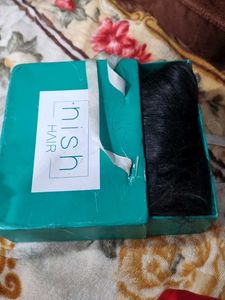 Natural Black Wig with  front bang