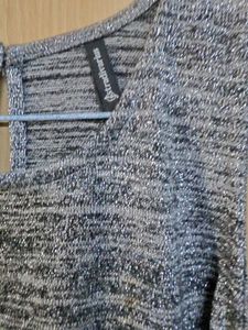 Gray Marled Sleeveless Dress
