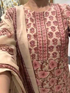 Floral Print Trouser Kurta Set