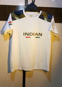 White INDIAN Graphic Tee