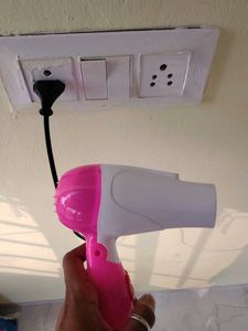 Pink &amp; White Hair Dryer