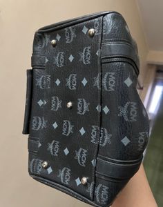 MCM Monogram Boston Bag
