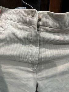 Corduroy Pants - Light Beige