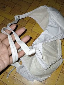 White Cotton Brand New Bra