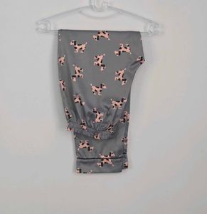 Cute Doggy Print Pajama Set