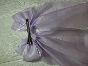 Lilac Organza Hair Bow