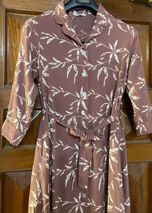 🎄 OFFER Floral Print Shirt Dress