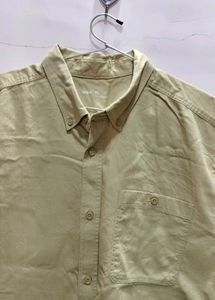 Khaki Short Sleeve Button-Down