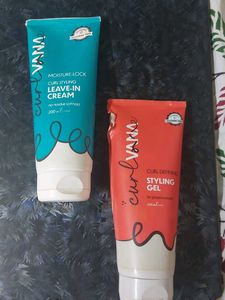 Curlvana Curl Defining Gel and Leave -in con.