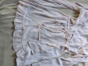 Chic Sheer Ruffle Blouse