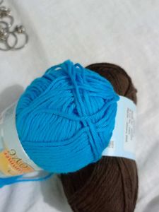 Summer Love Yarn - Brown &amp; Blue