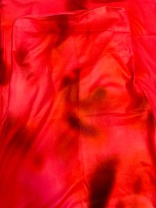 Vibrant Red Strapless Dress