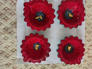 Set of 4 Decorative Diyas