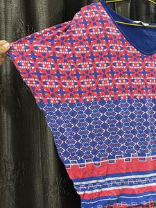 Boho Pattern V-Neck Tunic Top