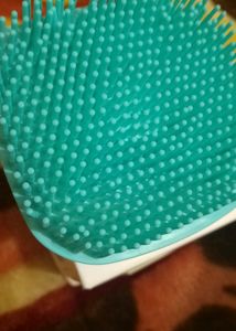 SILICONE MASSAGE BATH BRUSH WITH DISPENSER 🧽