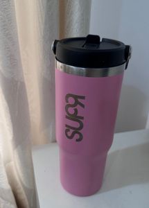 Pink Insulated Travel Tumbler