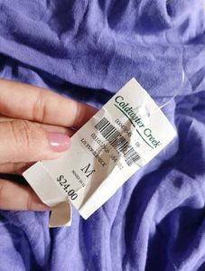 Lavender Turtleneck Long Sleeve Top
