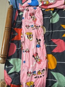 Minnie Mouse Pink Pajama Set 3 piece se