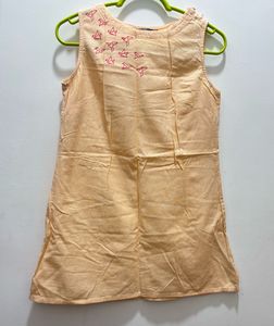 Ajio Short Embroidered Kurti - S