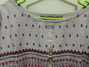 Raisin Embroidered Top - Medium